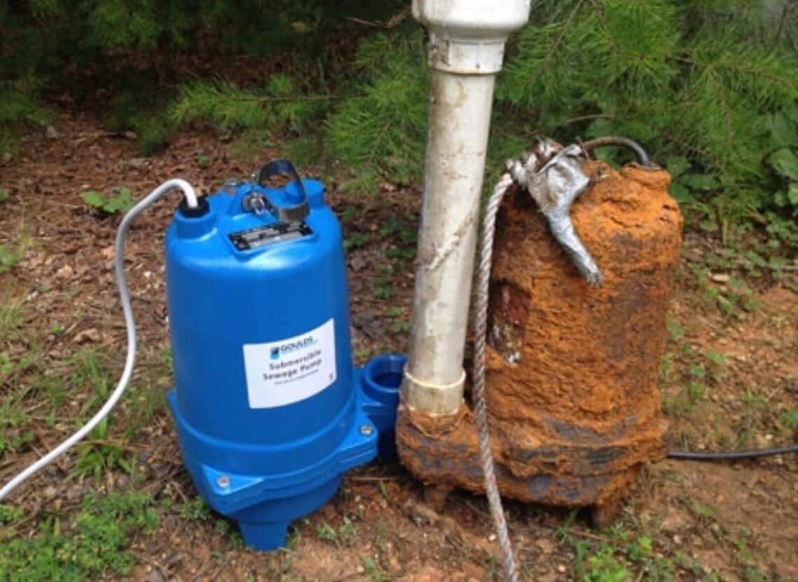 sewage ejector pump for septic system cost