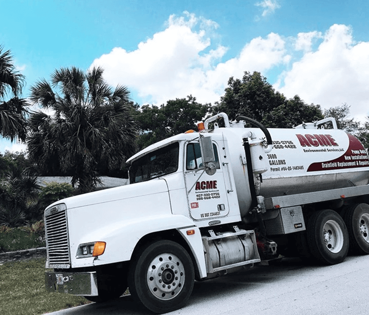 Truck for Orlando Septic Services