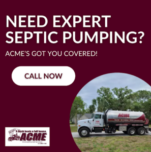 Residential septic tank pump-out